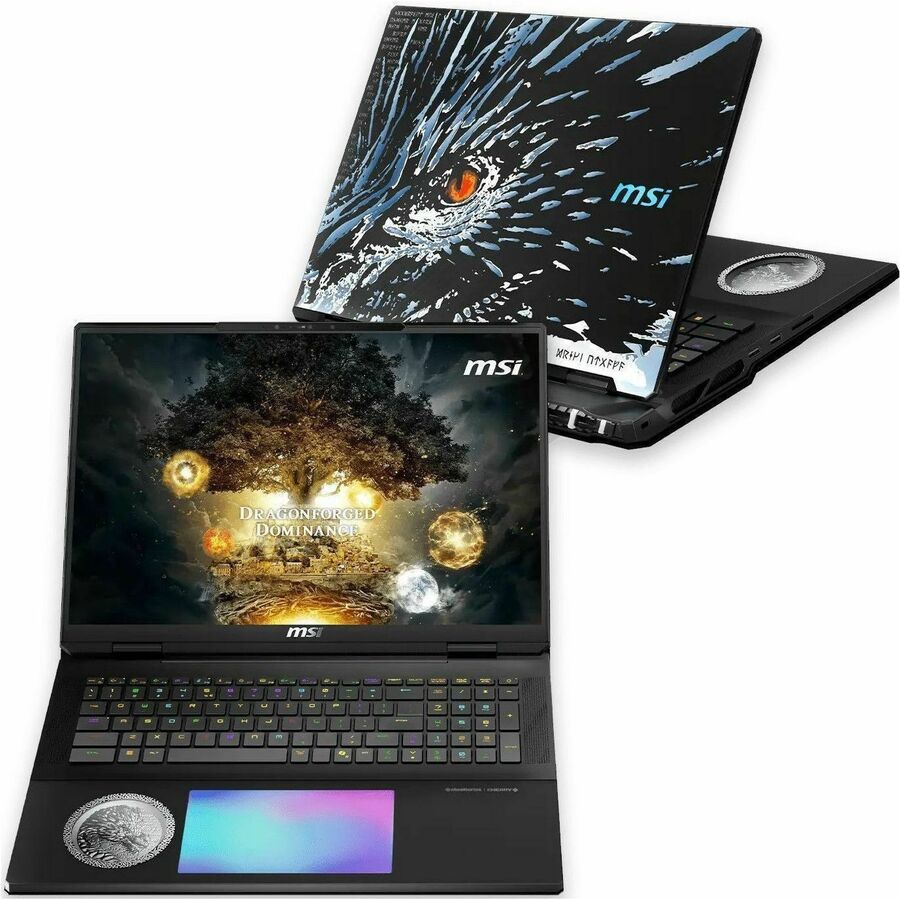 MSI Titan 18 HX Dragon Edition Norse Myth A2XW Titan 18 HX Dragon Edition Norse Myth A2XWIG-442US 18" Gaming Notebook - UHD+ - Intel Core Ultra 9 285HX - 64 GB - 6 TB SSD - Norse Myth Dragon Edition