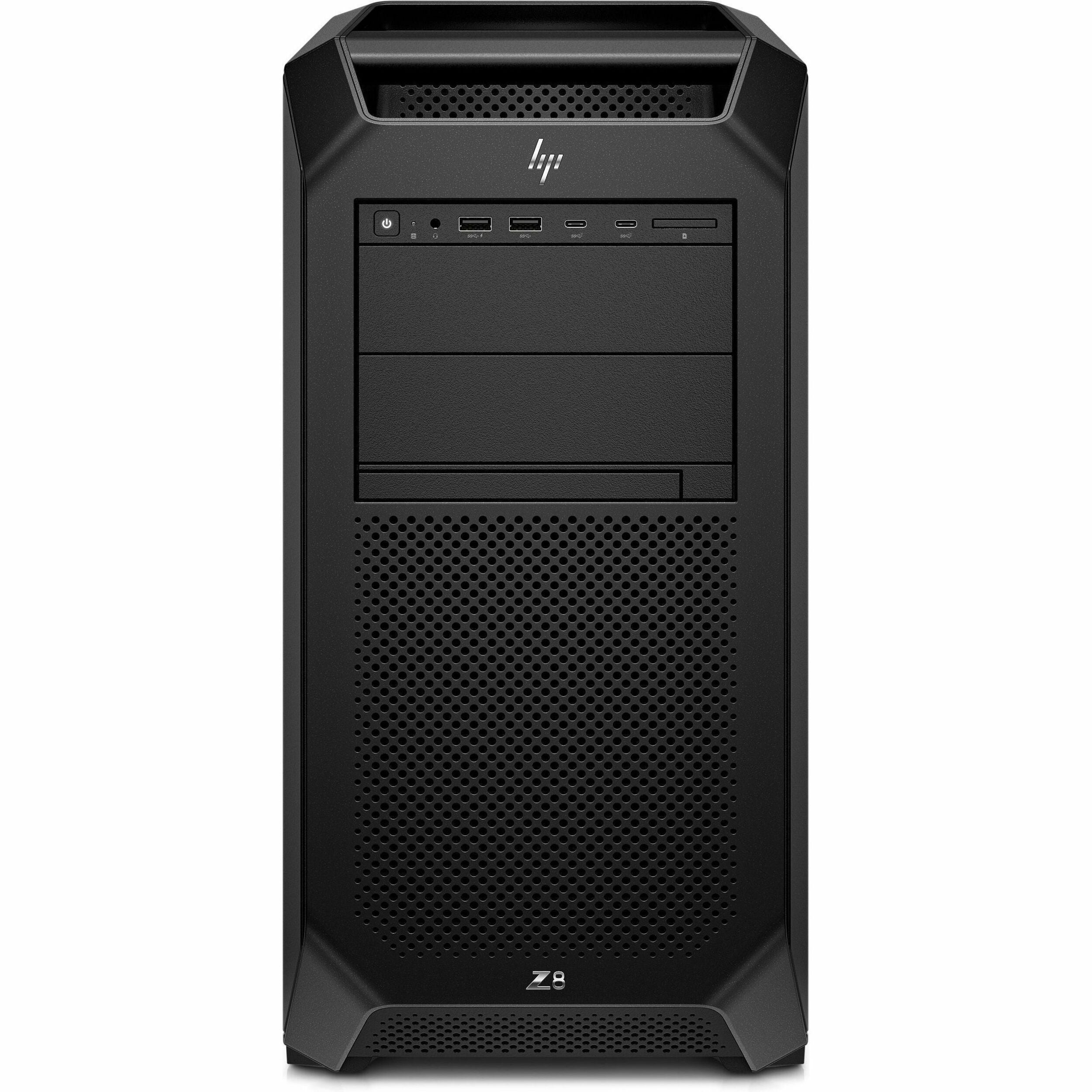 HP Z8 Fury G5 Workstation - 1 x Intel Xeon w7-3545 - 16 GB - 512 GB SSD - Tower - Black