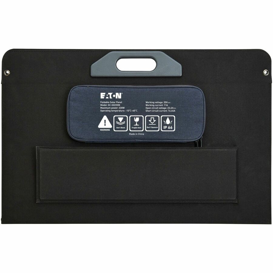 Eaton 220W Foldable Portable Solar Panel for Portable Power Stations