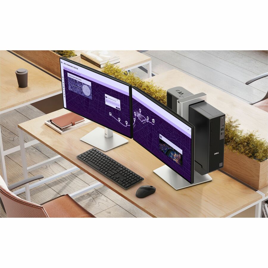 Dell Pro Slim Plus QBS1250 Desktop Computer - Intel Core Ultra 5 235 - 16 GB - 512 GB SSD - Slim PC - Standard Black