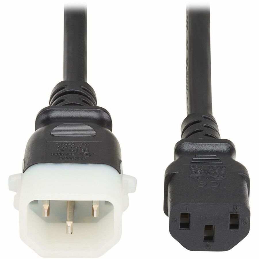 Eaton Tripp Lite Series PDU Power Cord, C13 to P-Lock C14- North America and Europe Rated, 10A, 250V, 18AWG, 10ft, Black