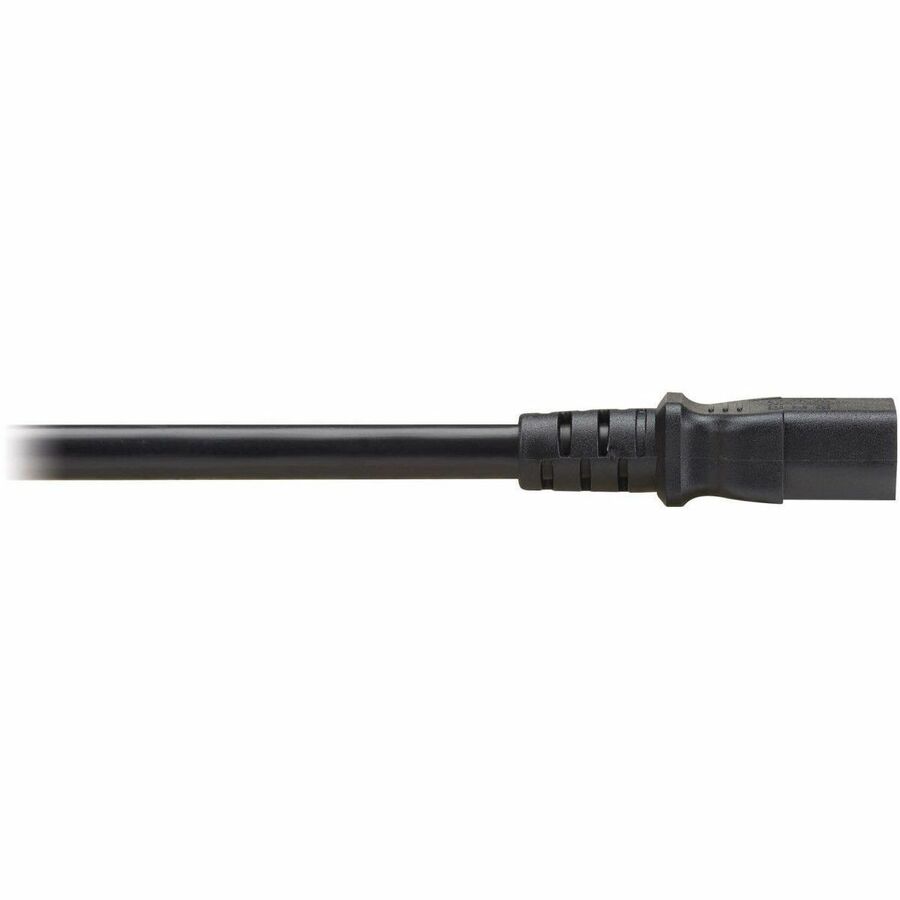 Eaton Tripp Lite Series PDU Power Cords, C13 to P-Lock C14 - Heavy-Duty, 15A, 250V, 14 AWG, 2 ft. (0.6 m), Black, 6 Pack