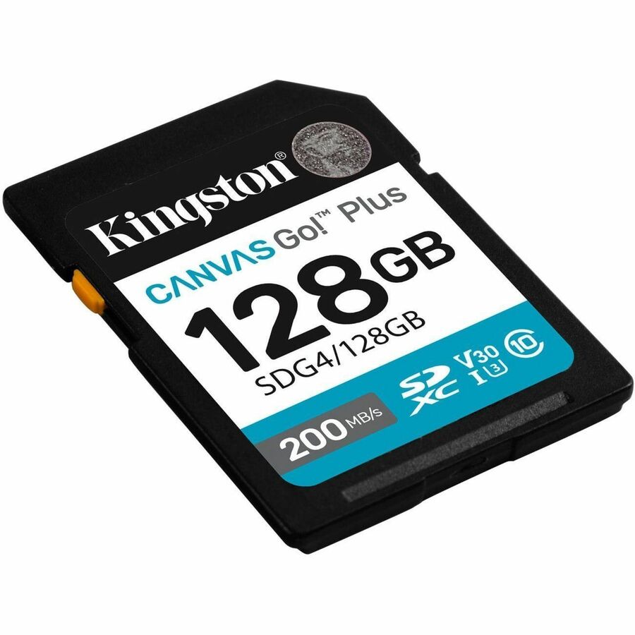 Kingston Canvas Go! Plus 128 GB Class 10/UHS-I (U3) V30 SDXC