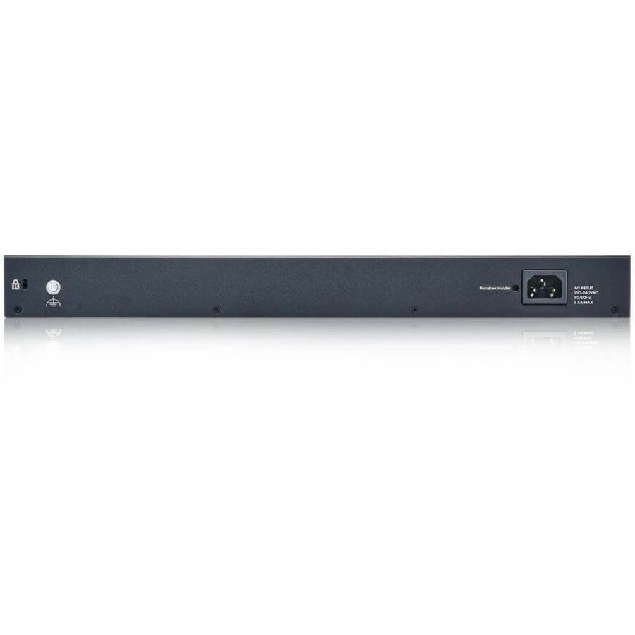 ZyXEL Hybrid NebulaFlex 24 Port GbE L3 Web Managed 802.3at PoE+ Switch + 4 SFP+ 10G Fiber Ports (28 Total Ports) 375W Power Budget, Ethernet, 10GBase-X