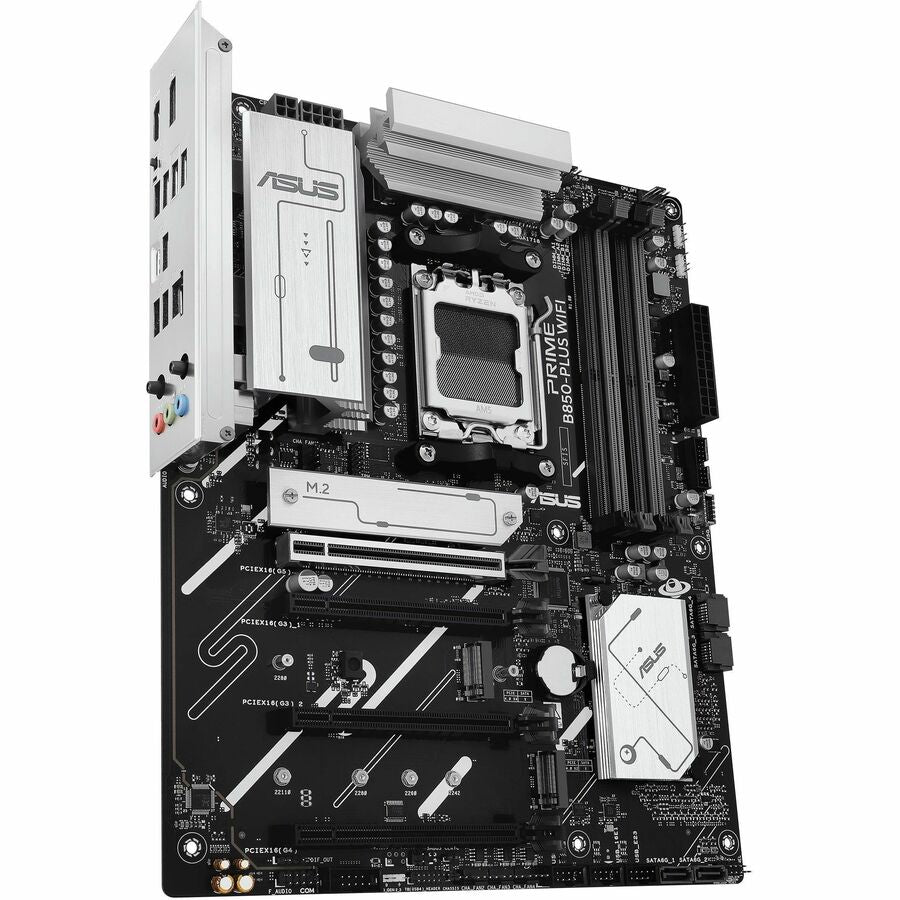 ASUS PRIME B850-PLUS WIFI AMD AM5 AMD B850 ATX motherboard, DDR5, PCIe 5.0 Ready, 3x M.2, Wi-Fi 6E, 2.5Gb LAN, DisplayPort, HDMI , USB 10Gbps Type-A & Type-C , BIOS FlashBack , Aura Sync, AI Advisor