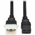 Eaton Tripp Lite Series PDU Power Cord, C19 to P-Lock C20 - Heavy-Duty, 20A, 250V, 12 AWG, 4 ft. (1.2 m), Black