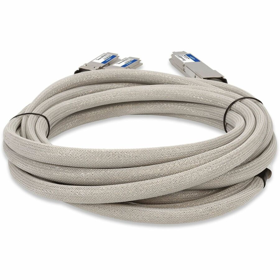 AddOn Arista Networks C-O800-2Q400-1M Compatible TAA 800GBase-CU OSFP to 2xQSFP112 Direct Attach Cable (Passive Twinax, 1m)