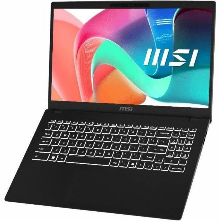 MSI Modern 15 H C2RM Modern 15 H C2RMTG-406US 15.6" Touchscreen Notebook - Full HD - 60 Hz - Intel Core 9 270H - 32 GB - 1 TB SSD - Classic Black