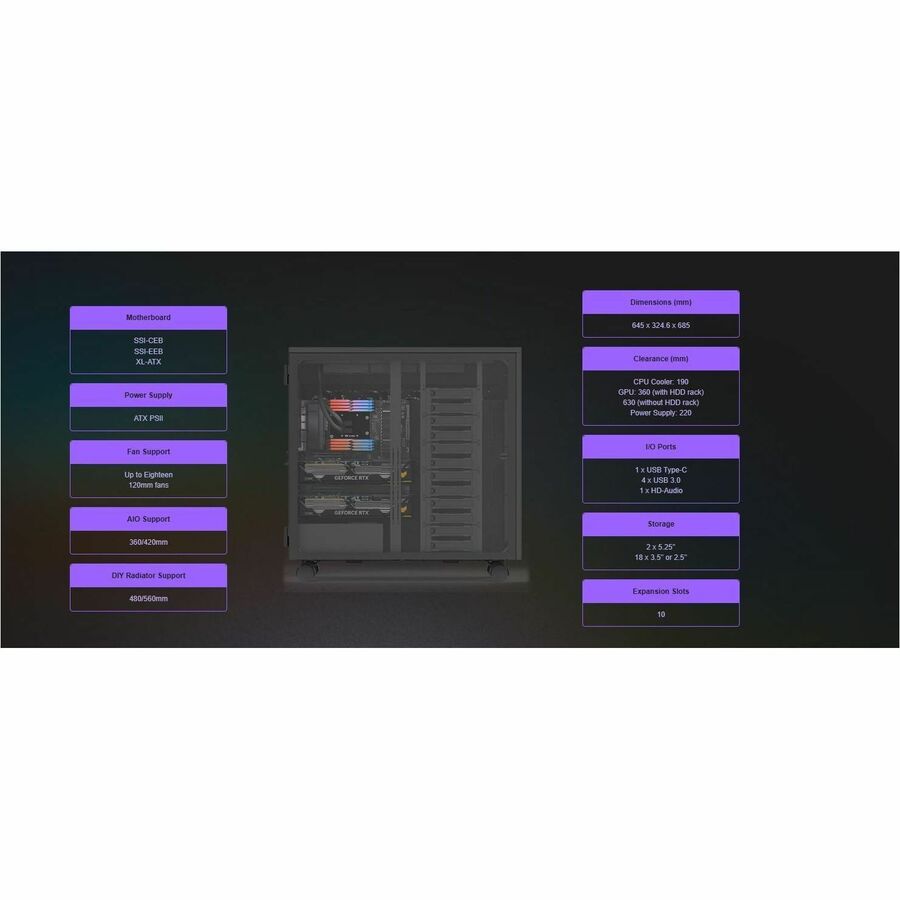 Thermaltake AX700 TG Super Tower Chassis