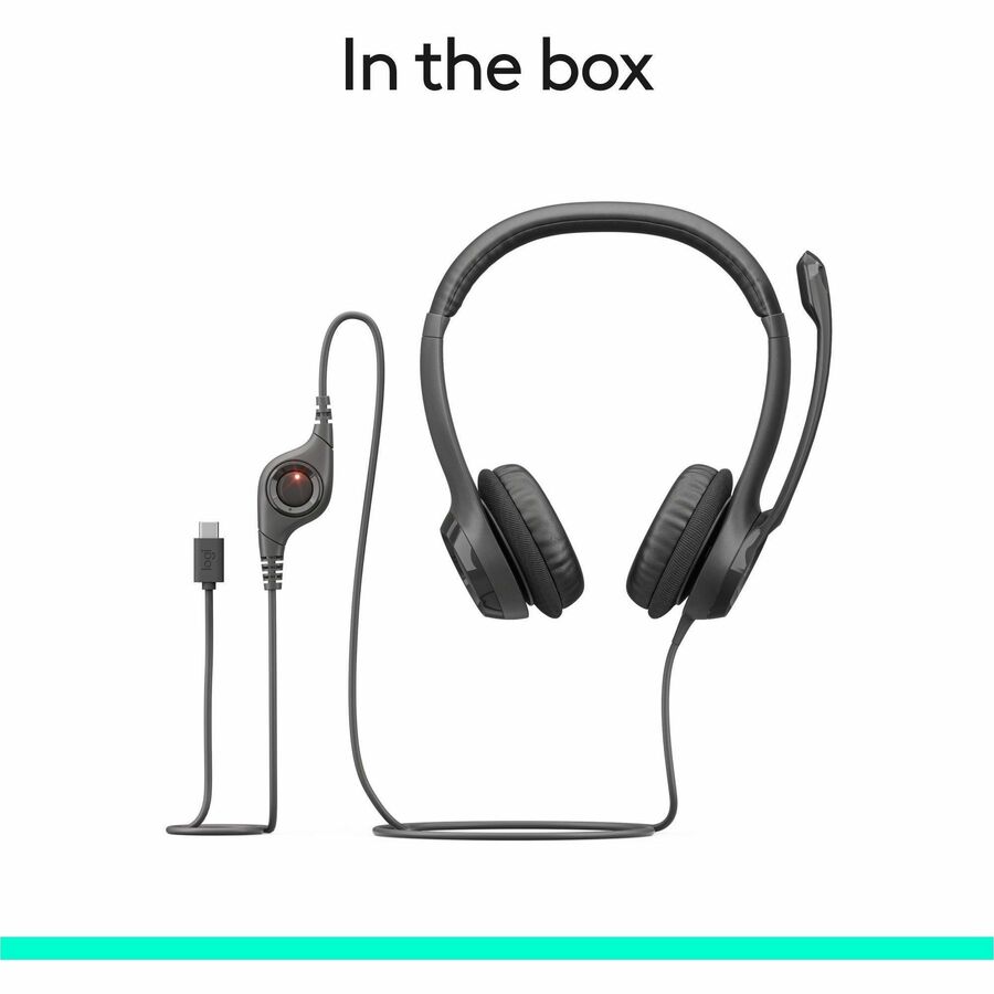 Logitech H390 Headset 6.23 ft