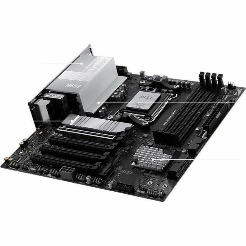 MSI B850M-P WIFI Gaming Desktop Motherboard - AMD B850 Chipset - Socket AM5 - Micro ATX