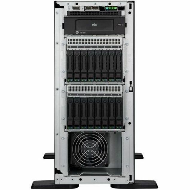 HPE ProLiant ML110 G11 4.5U Tower Server - 1 x Intel Xeon Gold 5416S 2 GHz - 64 GB RAM - 1.92 TB SSD - (2 x 960GB) SSD Configuration - NVMe, Serial ATA/600, 12Gb/s SAS Controller