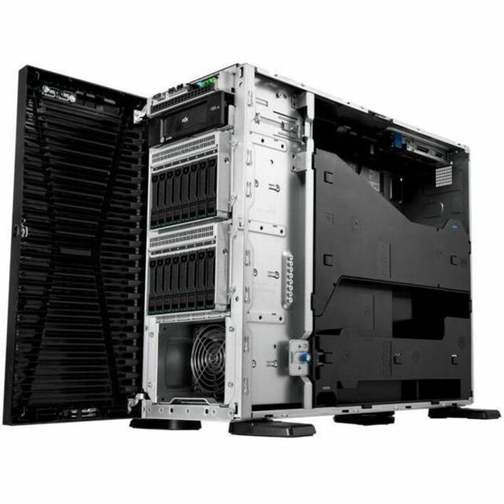 HPE ProLiant ML110 G11 4.5U Tower Server - 1 x Intel Xeon Gold 5416S 2 GHz - 64 GB RAM - 1.92 TB SSD - (2 x 960GB) SSD Configuration - NVMe, Serial ATA/600, 12Gb/s SAS Controller
