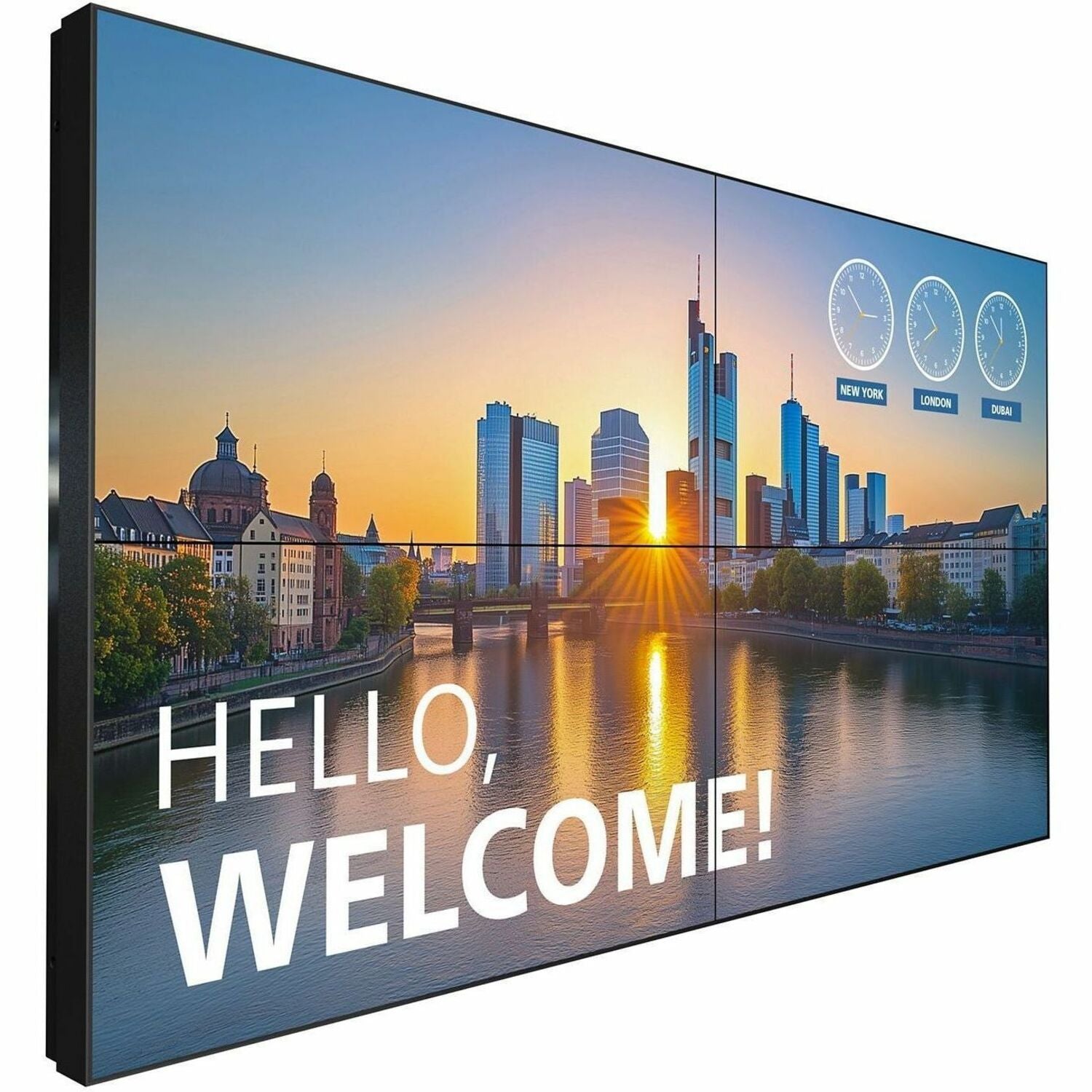Philips TAA Compliant 55 Videowall 24/7 Display, FHD 1920x1080, 500cd/m2, <3mm BB, 1080p, 54.5 in