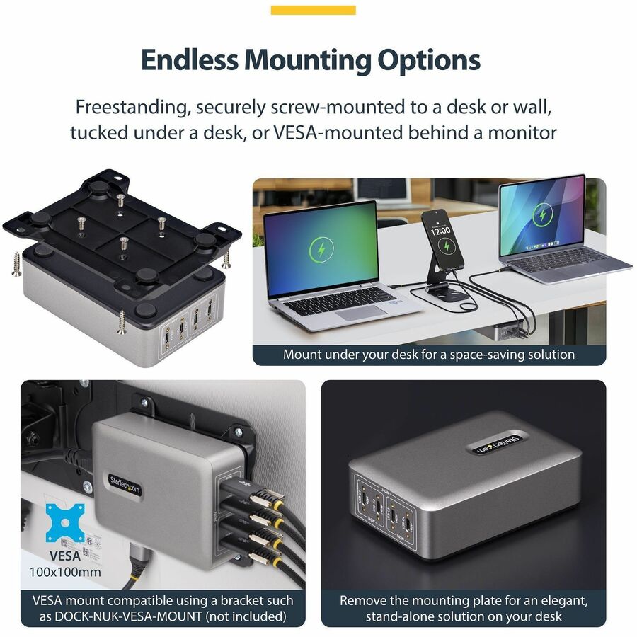 4 Port USB C Charger 240W