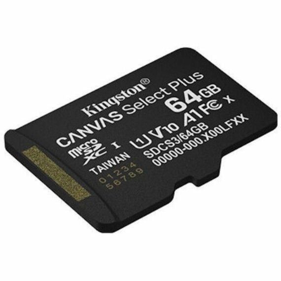 Kingston Canvas Select Plus 64 GB Class 10/UHS-I (U1) V10 microSDXC