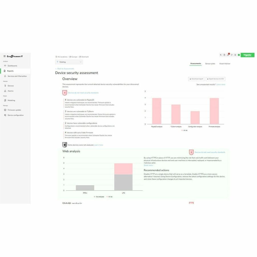 Schneider Subscription, Ecostruxure IT Expert, 5 years, 500 nodes, Digital, Remote monitoring and management of Data Centers.