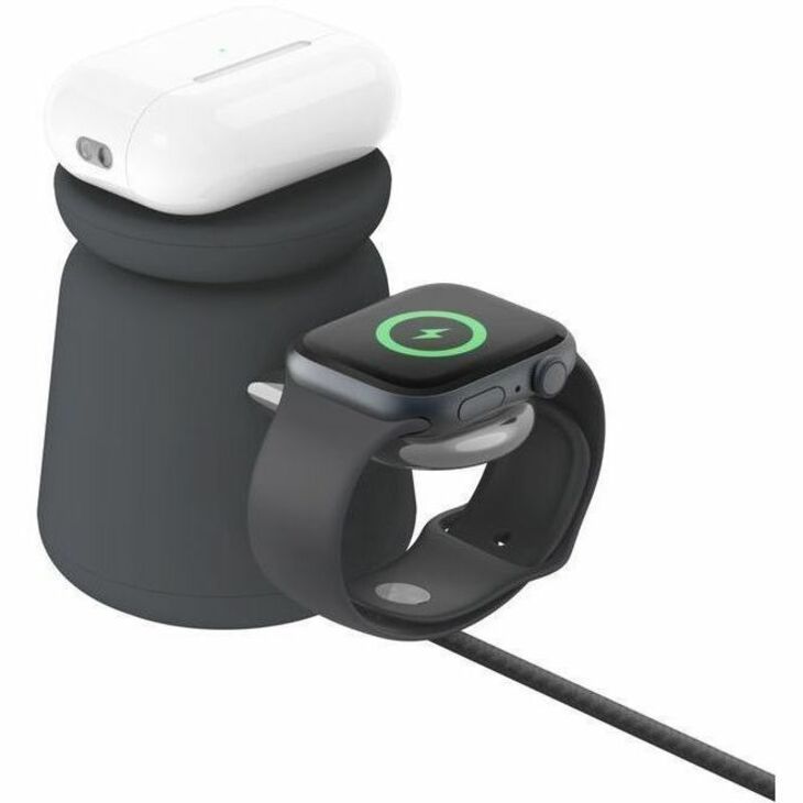 Belkin Qi2 2/1 WIRELESS CHARGING DOCK CHARCOAL MASS, WIZ027TTH36