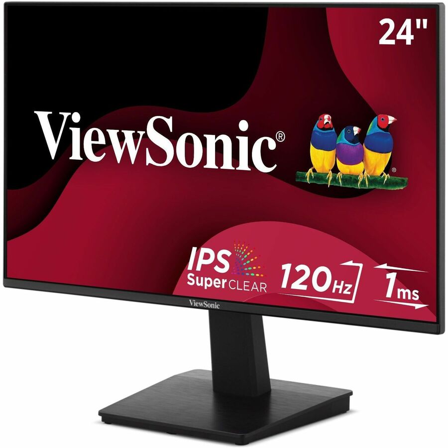 Viewsonic VA2448-MH 24 Inch Full HD 1080p IPS Monitor with 120Hz, Variable Refresh Rate, Eye Care, HDMI, and VGA Inputs for Home and Office