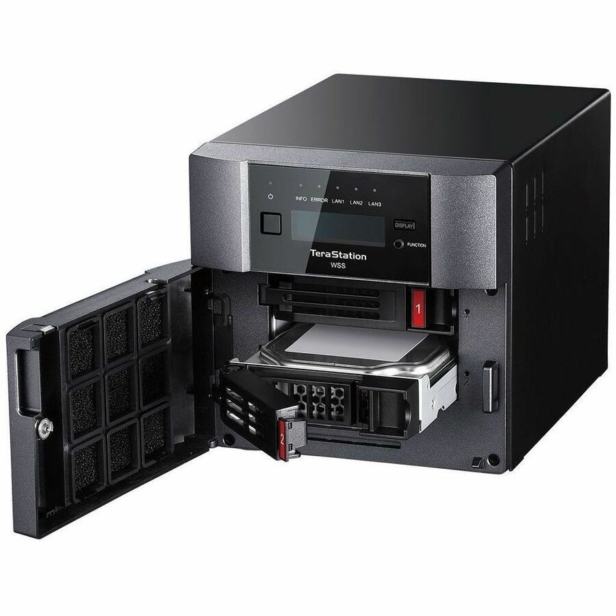 BUFFALO TeraStation WS5220DN 2-Bay Windows Server IoT 2025 Desktop NAS 8TB (2x4TB) HDD Included TAA Compliant