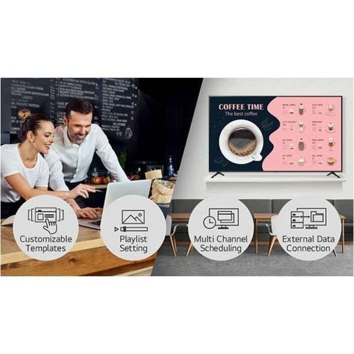 LG 43PK340S0UB Digital Signage Display, Manage energy efficiency with Display Power Management (DPM)
