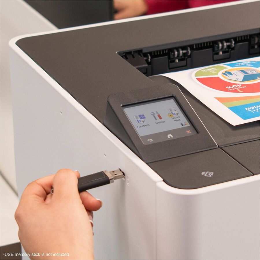 Brother HL-L8430CDWT Business Color Laser Printer with Dual Paper Trays, Low-Cost Printing, and Wireless Networking