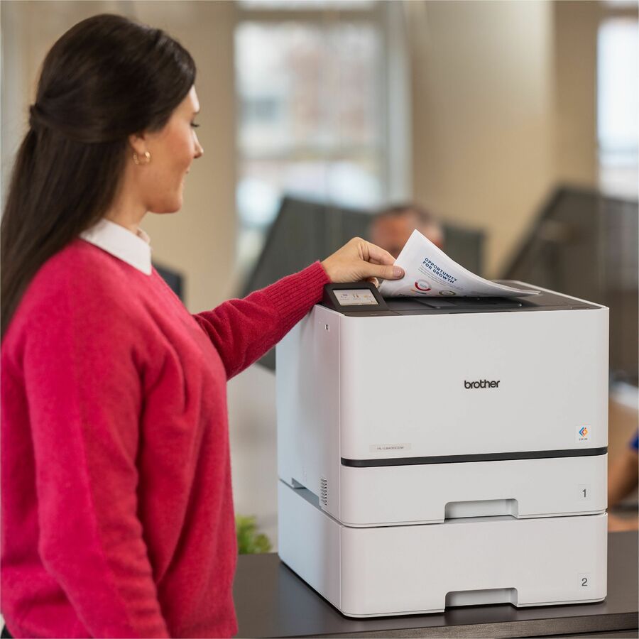 Brother HL-L8430CDWT Business Color Laser Printer with Dual Paper Trays, Low-Cost Printing, and Wireless Networking