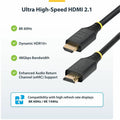 StarTech.com 15ft (4.6m) Certified Ultra High Speed HDMI Cable, 8K 60Hz/4K 120Hz, HDMI 2.1 Cable with HDR10+ / eARC, 48Gbps, 8K HDMI Cord