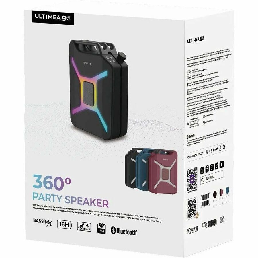 ULTIMEA Bluetooth Speaker System - 120 W RMS - Black