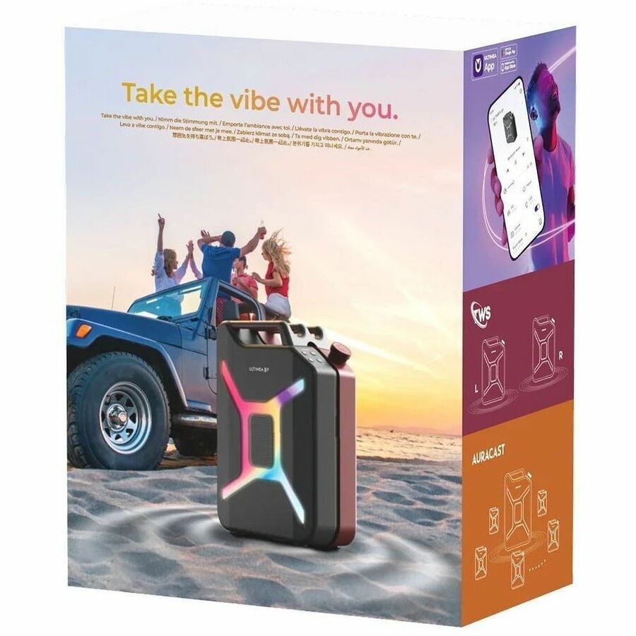 ULTIMEA Bluetooth Speaker System - 120 W RMS - Black