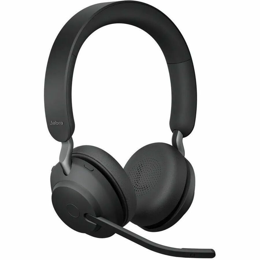 Jabra Evolve2 65 Headset, Black, Effectively cancels outside noise to eliminate distortion with maximum sound efficiency, Wireless, Bluetooth