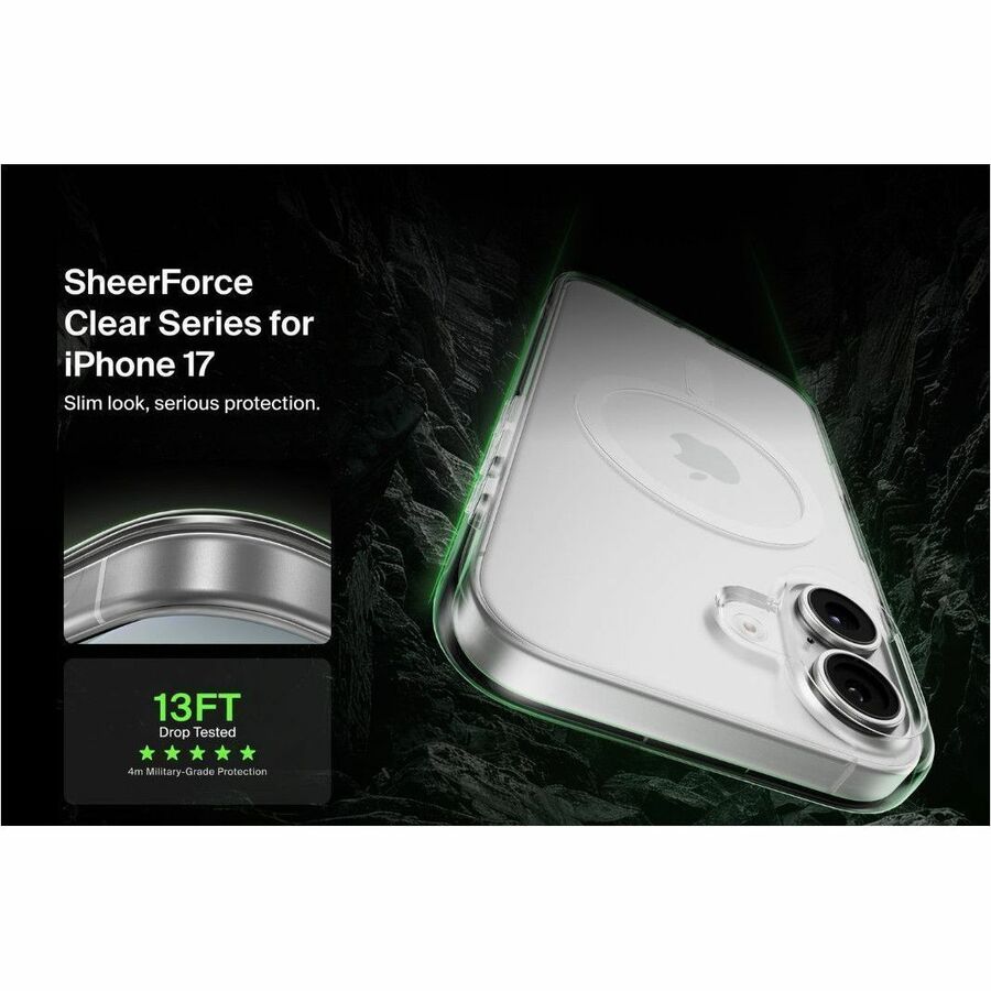 Belkin SheerForce Clear Series Case for iPhone 17