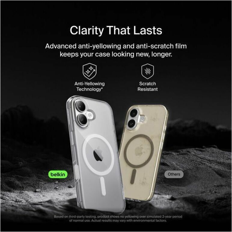 Belkin SheerForce Clear Series Case for iPhone 17