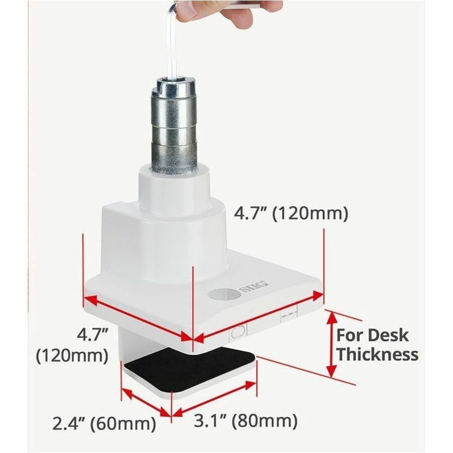 Monitor Gas Spring Desk Mount