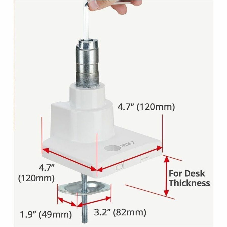 Monitor Gas Spring Desk Mount
