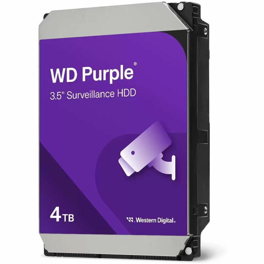 WD Purple WD44PURZ 4 TB Hard Drive - 3.5" Internal - SATA - Conventional Magnetic Recording (CMR) Method