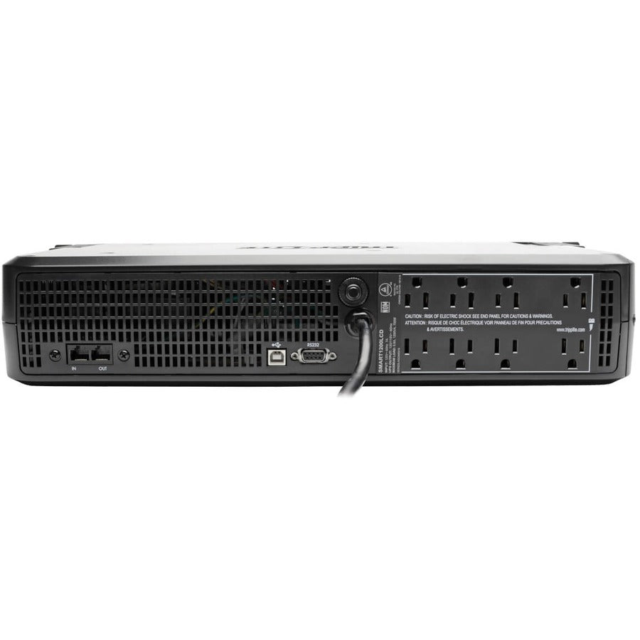 Eaton Tripp Lite Series SmartPro LCD 120V 1200VA 700W Line-Interactive UPS, AVR, 2U Rack/Tower, LCD, USB, DB9 Serial, 8 Outlets