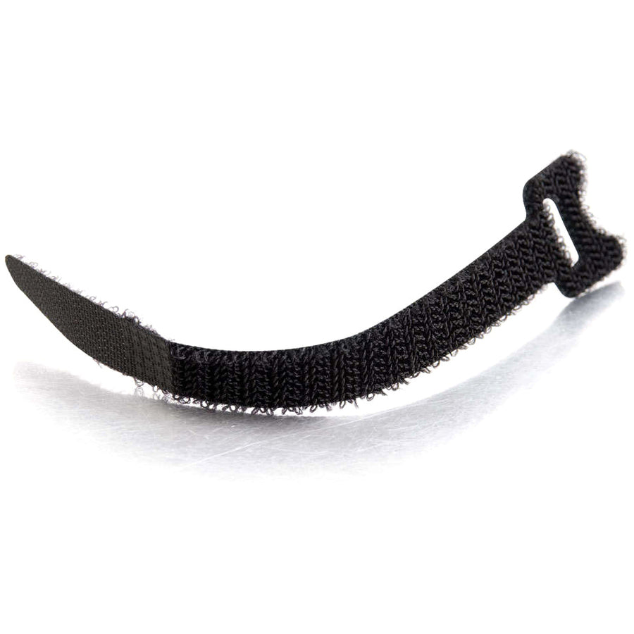 Legrand C2G 6in Hook-and-Loop Cable Management Wrapes - Multipack (12 Pack) - Black