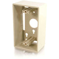 Legrand C2G Single Gang Wall Box - Ivory, White