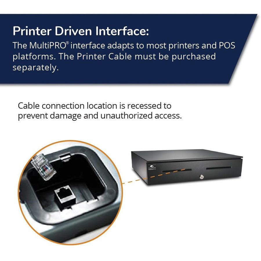 apg®Heavy- Duty Point of Sale Cash Drawer | Series 4000 JB320-BL1816-C