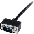 StarTech.com Thin Coax High Res VGA Monitor Cable with LP Connectors - SVGA - Low Profile Connectors - HD15 (M) - HD15(M)