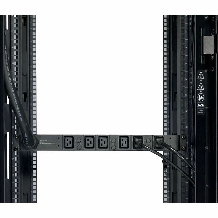 Schneider Rack PDU, Basic, 1U, 14.4kW, 208V, (6) C19