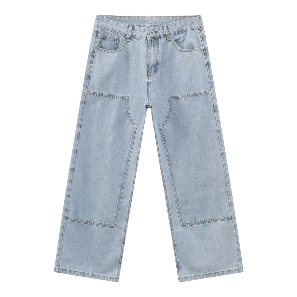 Loose Denim Pants for Men | American Style  Straight Leg Wide Leg Jeans