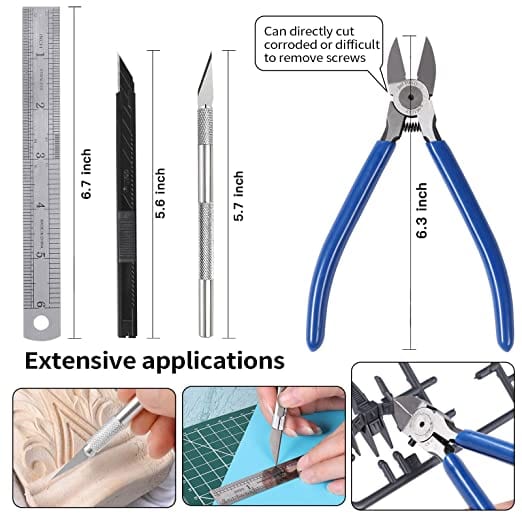 3D Printing Tool Kit Pro Grade Portable Tool Box contains 158 Pcs for Removing, Cleaning, and Finish 3D Print Accessories/Model Building
