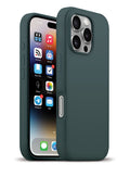 xBase iPhone 16 Pro Max Liquid Silicone Gel/Rubber MagSafe Compatible Case - Green