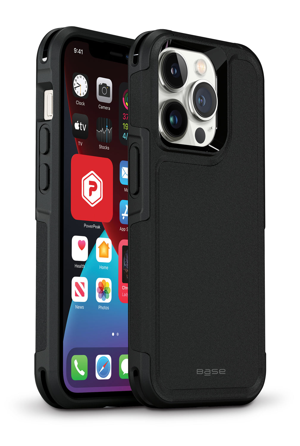 xBase Base iPhone 15 Pro Max (6.7) - ProTech MagSafe Compatible- Rugged Armor Protective Case - Black