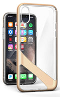 Encased Reveal Collection - iPhone X Crystal Back - Gold