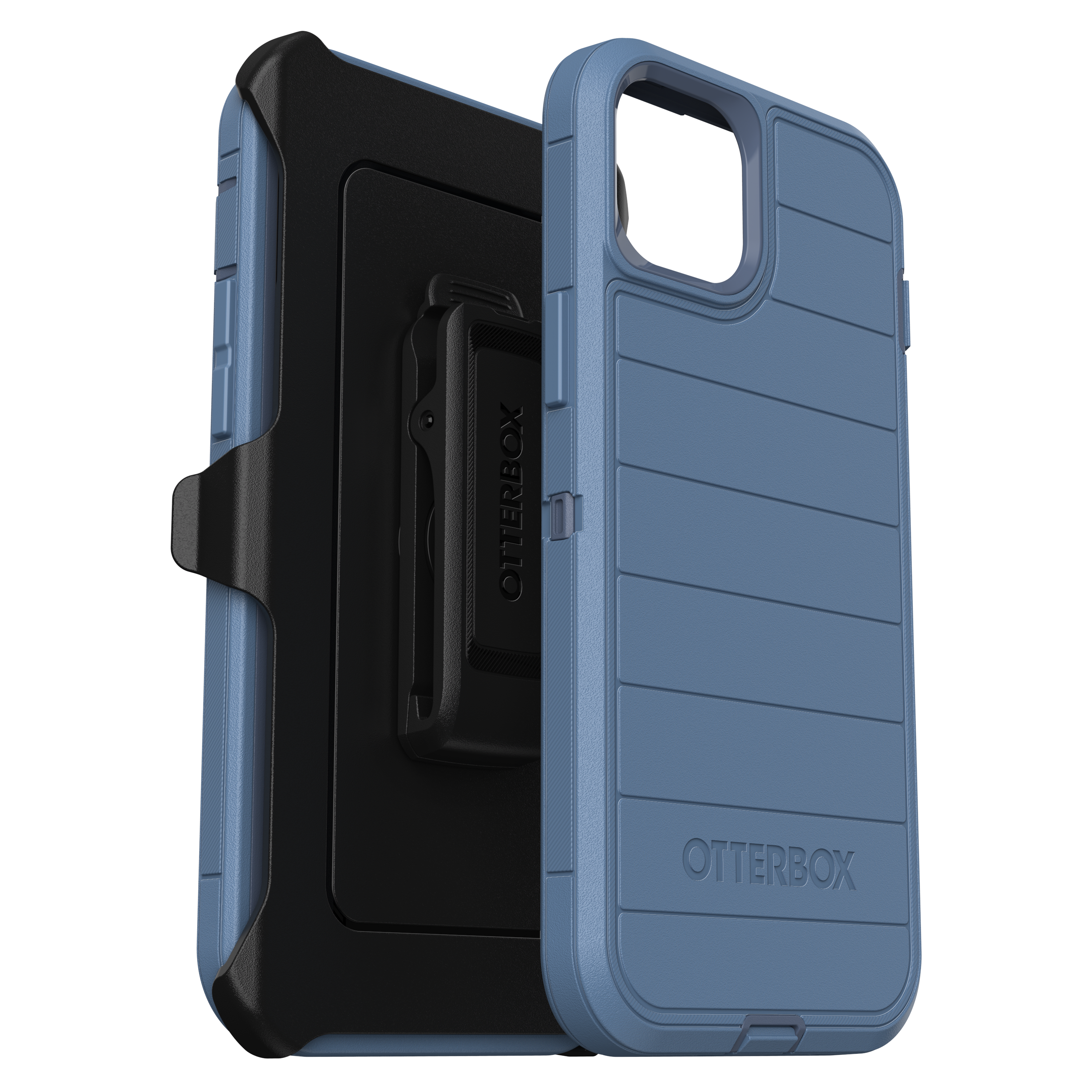 Otterbox - Defender Pro Case For Apple Iphone 15 Plus / Iphone 14 Plus - Baby Blue Jeans