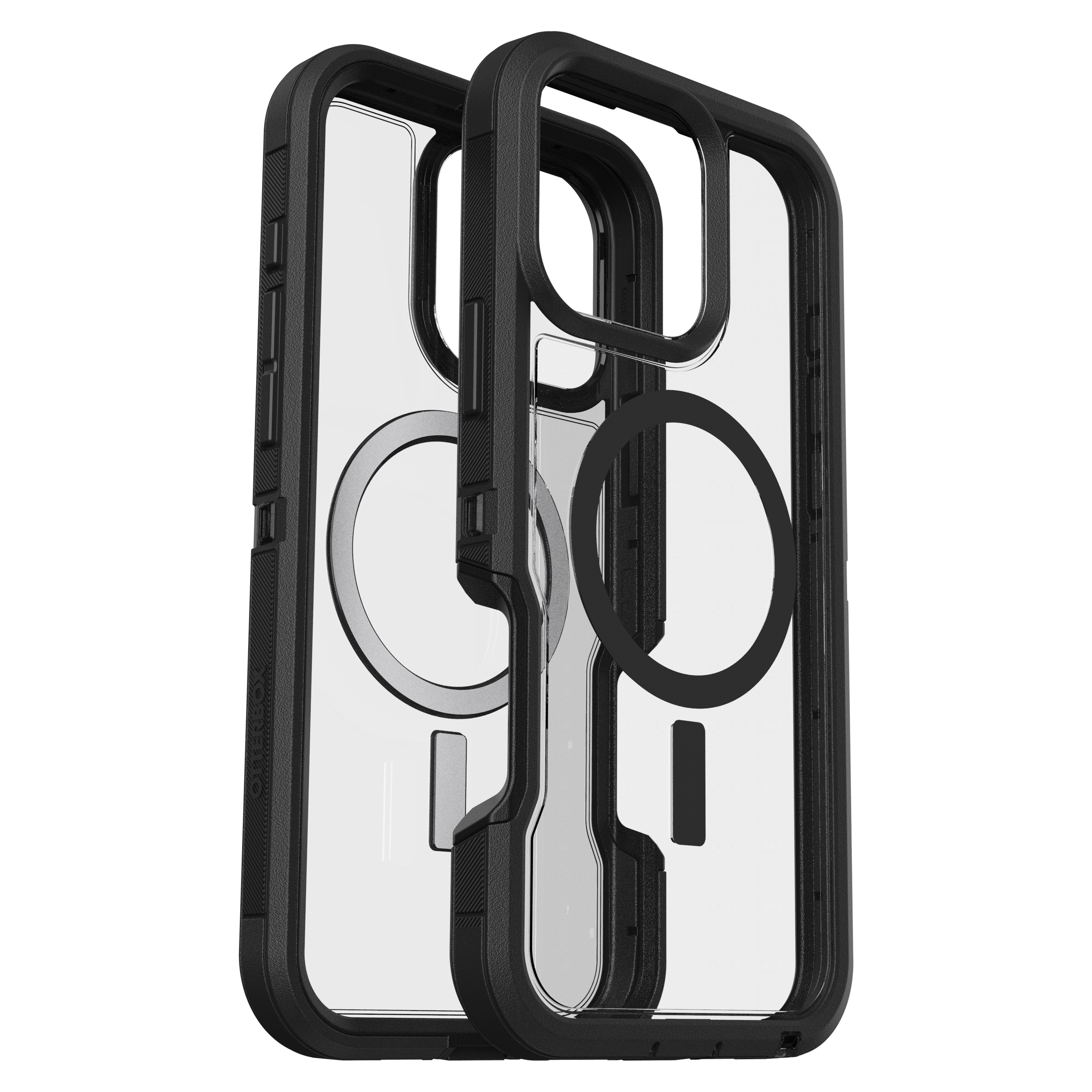 Otterbox - Defender Pro Xt Clear Magsafe Case For Apple Iphone 16 Pro Max - Dark Side