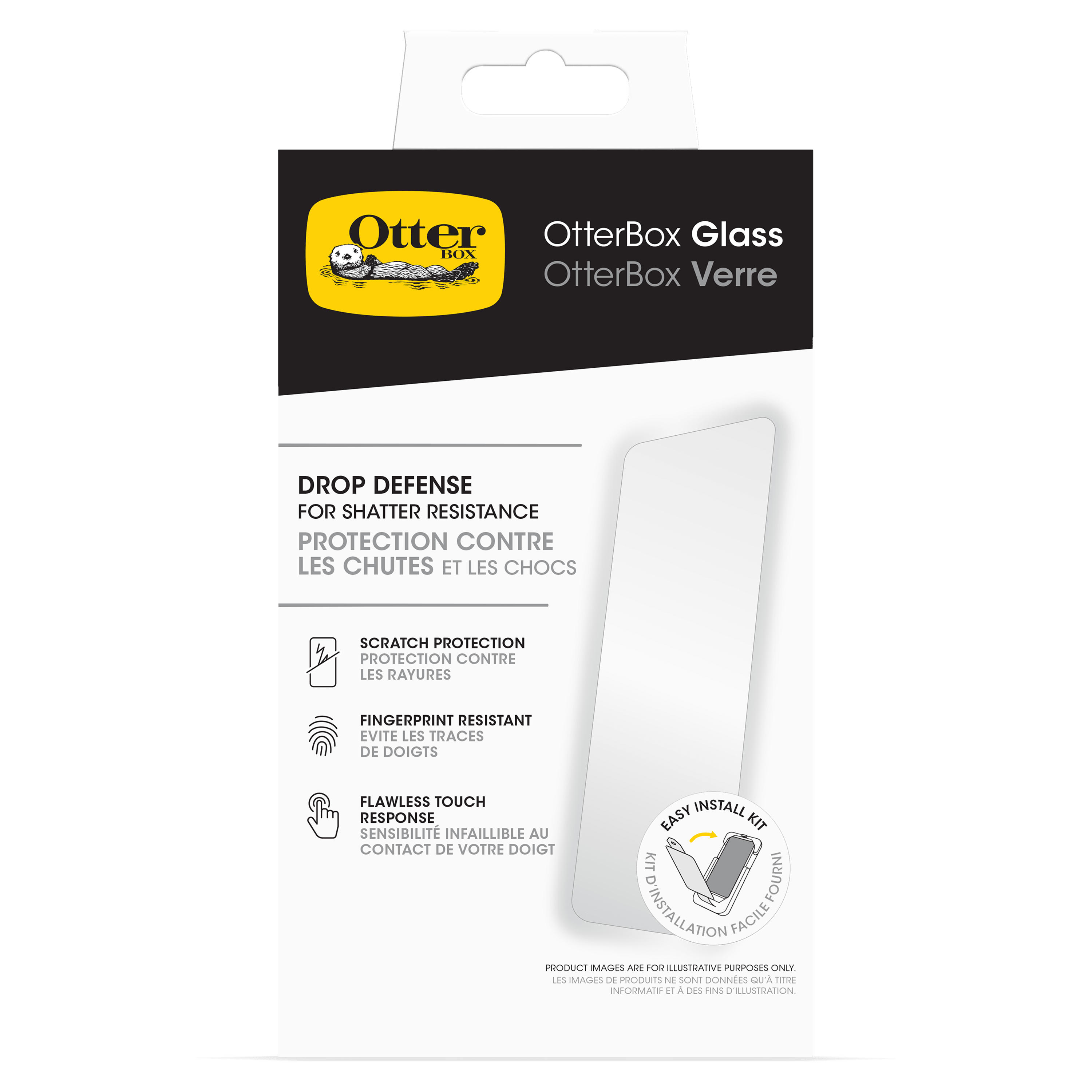 Otterbox - Glass Screen Protector For Apple Iphone 16 / Iphone 15 - Clear